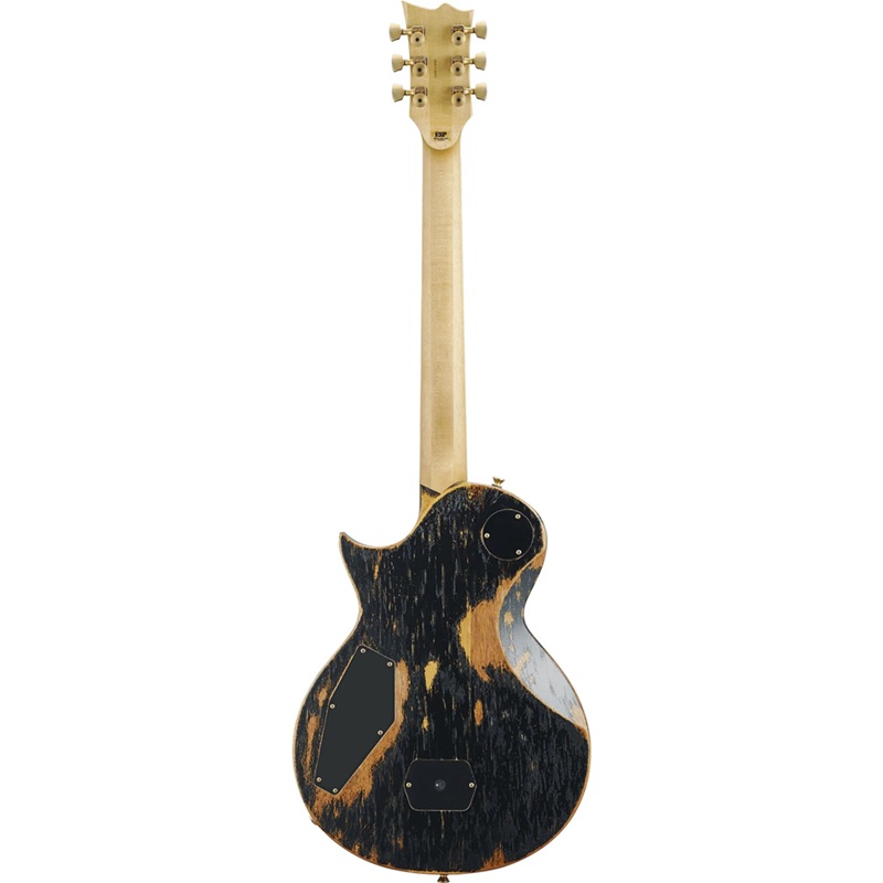 Đàn Guitar Điện ESP Will Adler Warbird Distressed HH, Ebony Fingerboard, Distressed Black W/ Warbird Graphic