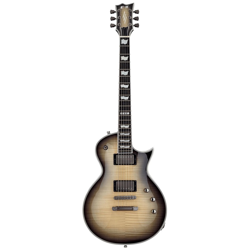 Đàn Guitar Điện ESP E-II Eclipse Flame Maple Full Thickness HH Ebony Fingerboard Black Natural Burst 