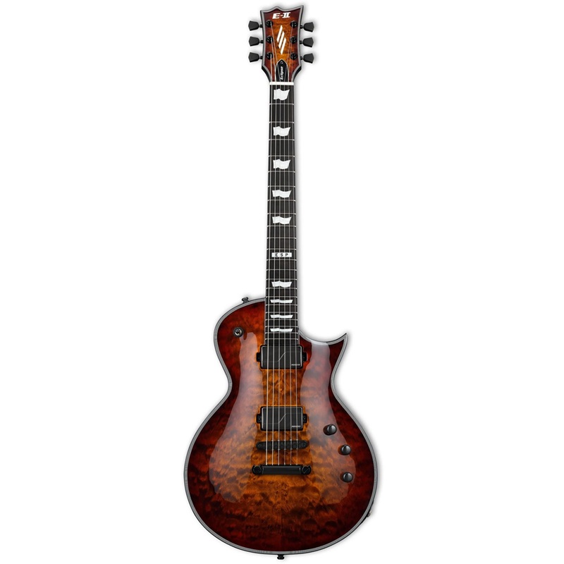 Đàn Guitar Điện Esp E-Ii Eclipse Quilted Maple Hh Ebony Fingerboard Tiger Eye Sunburst 