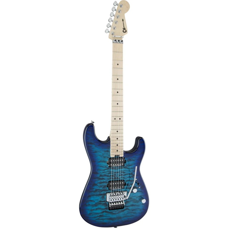 Đàn Guitar Điện Charvel Pro-Mod San Dimas Style 1 HH FR M QM, Maple Fingerboard, Chlorine Burst 