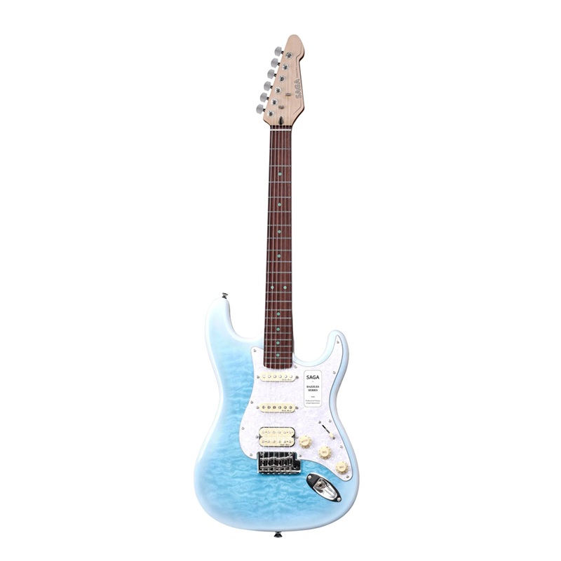 Đàn Guitar Điện Saga SMF1314H Stratocaster HSS, Rosewood Fingerboard, Cosmic Ocean 