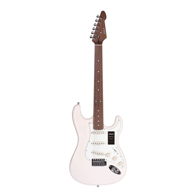Đàn Guitar Điện Saga SMF1314 Stratocaster SSS, Maple Fingerboard, White 