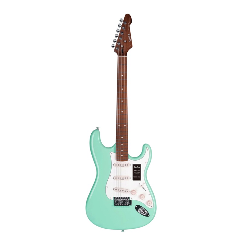 Đàn Guitar Điện Saga SMF1314 Stratocaster SSS, Maple Fingerboard, Green 