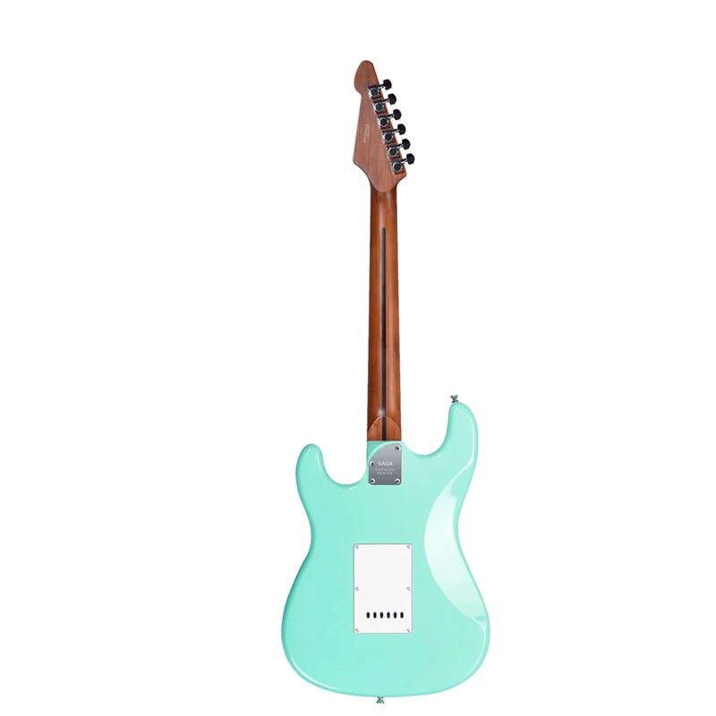Đàn Guitar Điện Saga SMF1314 Stratocaster SSS, Maple Fingerboard, Green 
