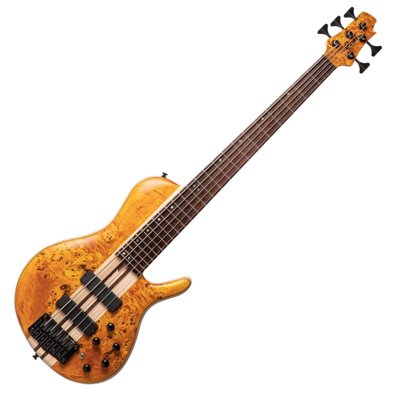 Đàn Guitar Bass Cort A5 Plus SC SS, Panga Panga Fingerboard, Amber Open Pore - 5 Strings 
