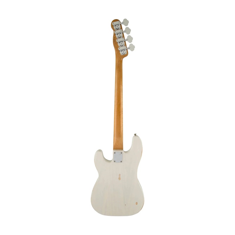 Đàn Guitar Bass Fender Mike Dirnt Road Worn Precision Bass S, Rosewood Fingerboard, White Blonde - 4 Strings