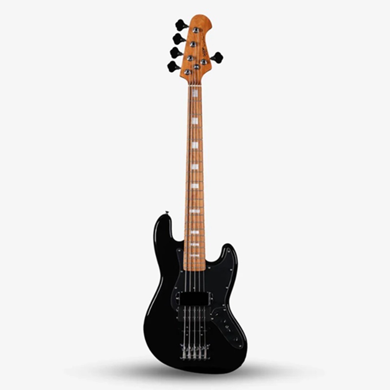 Đàn Guitar Bass Sqoe SJB658 SHS, Maple Fingerboard, Black - 5 Strings 