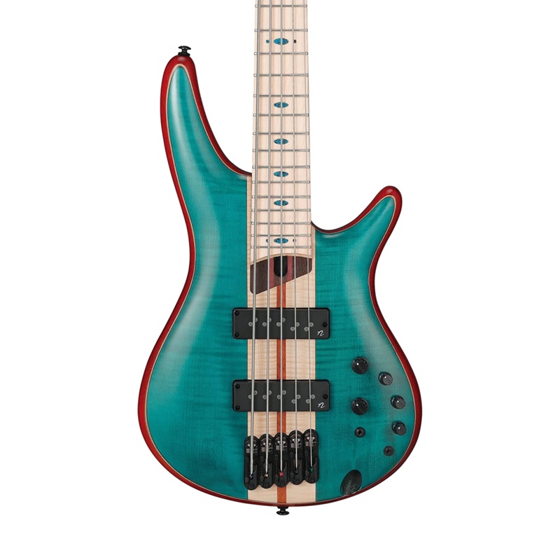 Đàn Guitar Bass Ibanez SR1425B - SR Premium SS, Maple Fingerboard, Caribbean Green Low Gloss - 5 Strings 