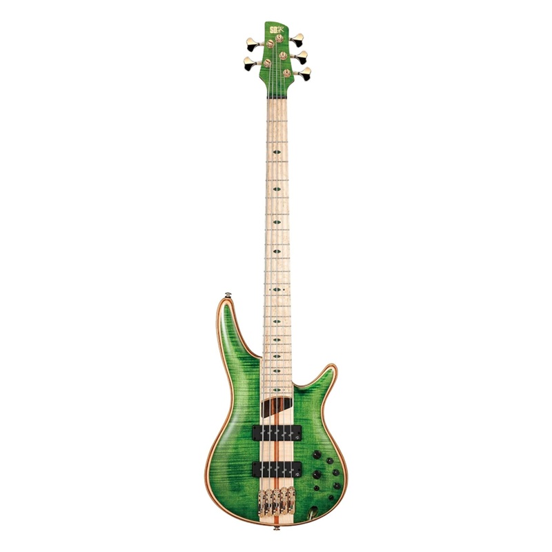 Đàn Guitar Bass Ibanez SR5FMDX - SR Premium SS, Maple Fingerboard, Emerald Green Low Gloss - 5 Strings 