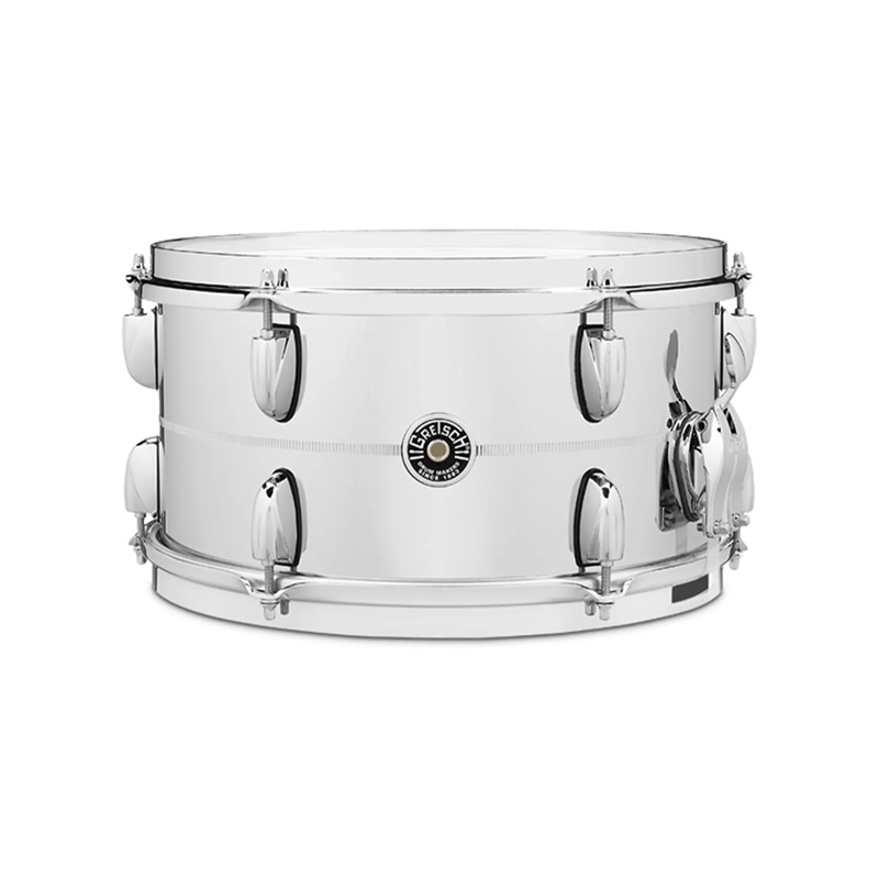 Trống Snare Gretsch GB4163S (7x13) Brooklyn Chrome Over Steel 