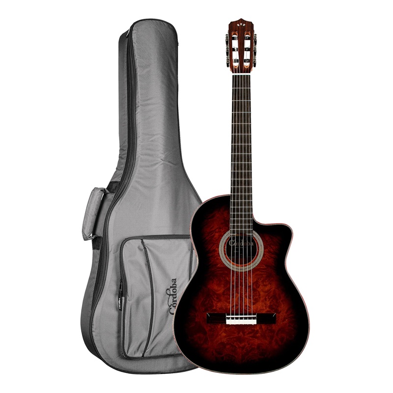 Đàn Guitar Classic Cordoba Fusion 12 Brown Sugar Burst 