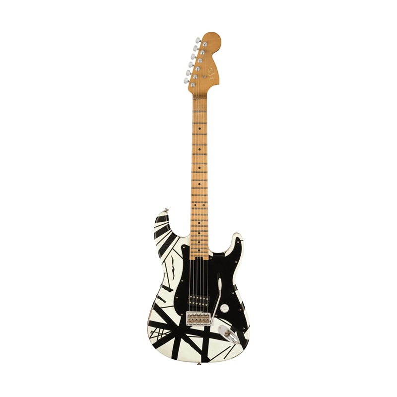 Đàn Guitar Điện Evh Striped Series 78 Eruption H, Maple Fingerboard, Black/White 