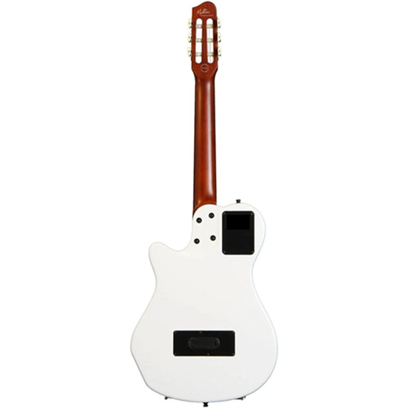 Đàn Guitar Silent Classic Godin Multiac Grand Concert Duet Ambiance White HG 