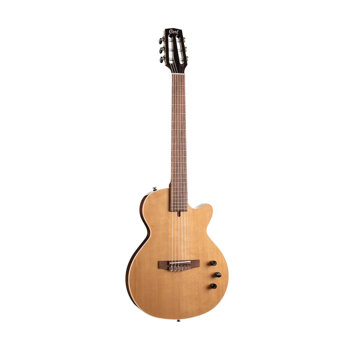 ĐÀN GUITAR SILENT CLASSIC CORT SUNSET NYLECTRIC