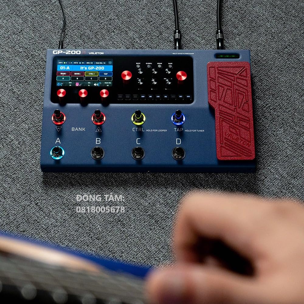 PEDAL GUITAR VALETON GP-200X 10TH ANNIVERSARY MULTI-EFFECTS PROCESSOR 