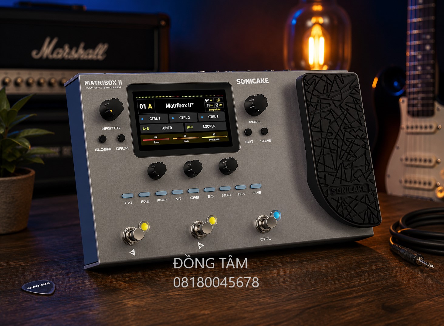 PEDAL GUITAR SONICAKE MATRIBOX II QME-100 