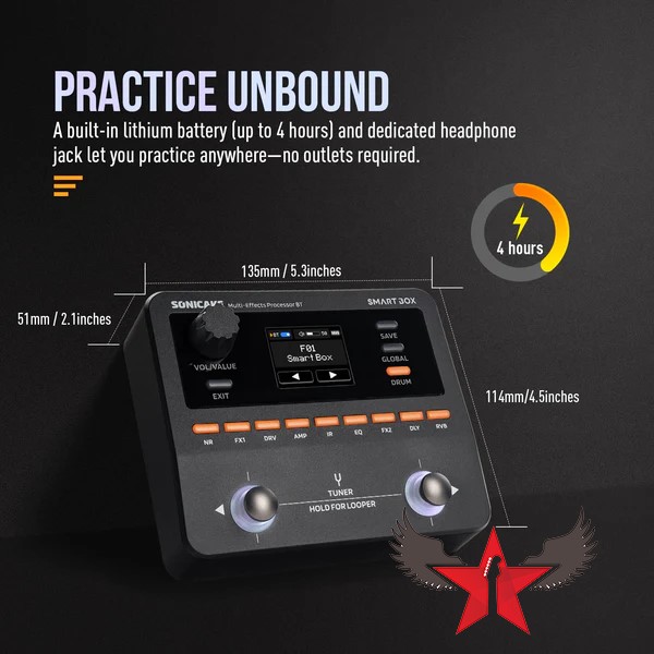 PEDAL GUITAR SONICAKE SMART BOX QME-20 