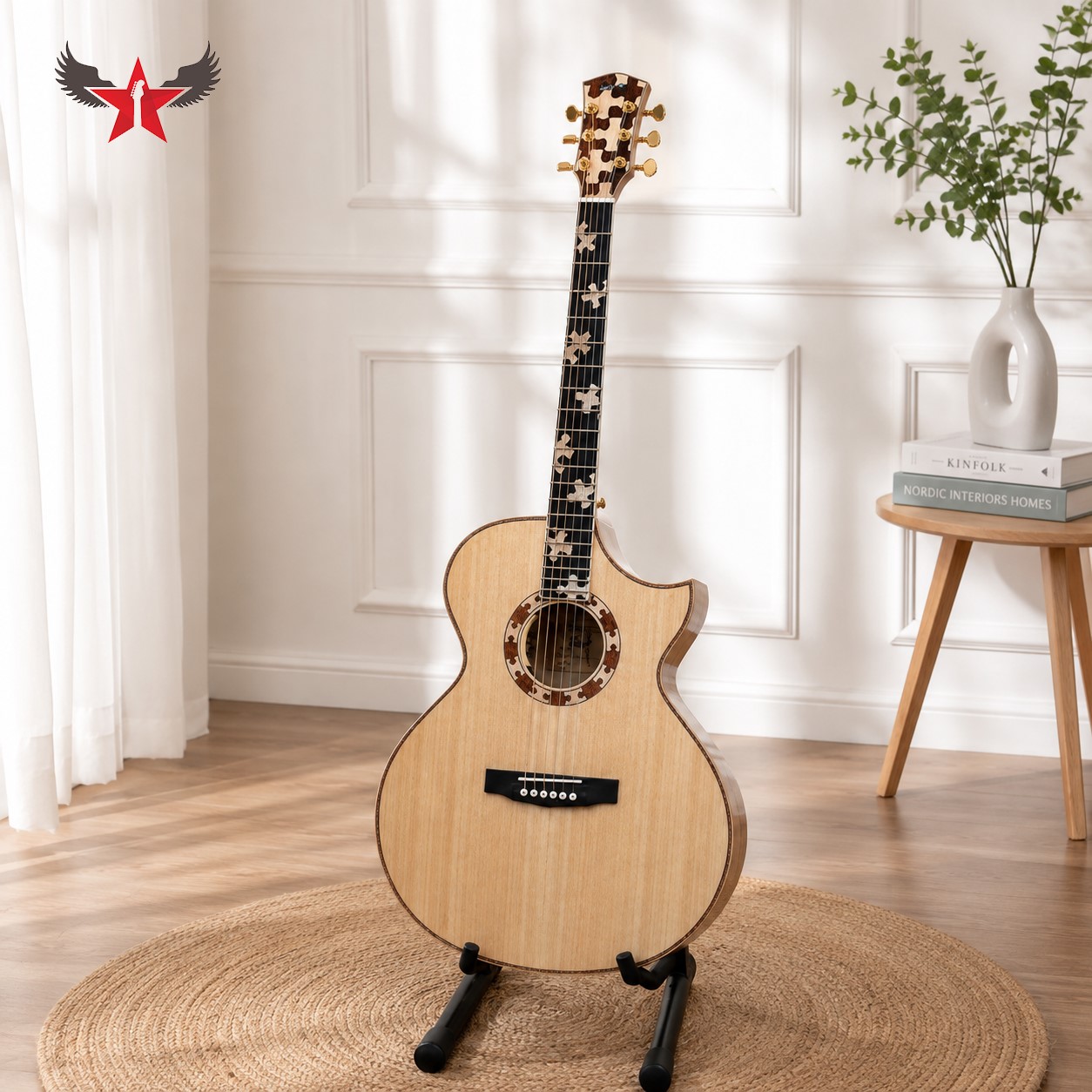 ĐÀN GUITAR ACOUSTIC CORT THE PUZZLE LE