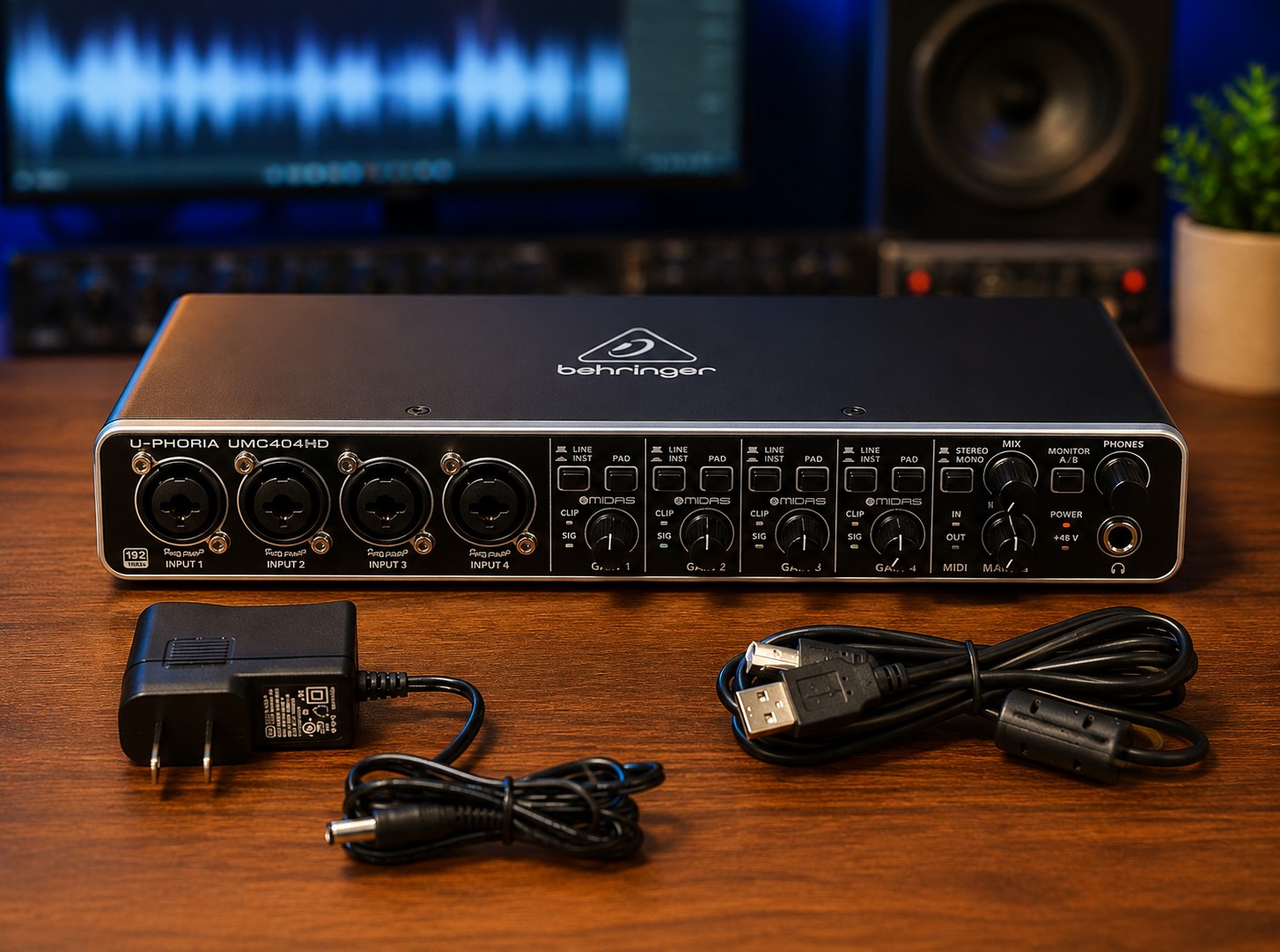  AUDIO INTERFACE BEHRINGER U-PHORIA UMC404HD