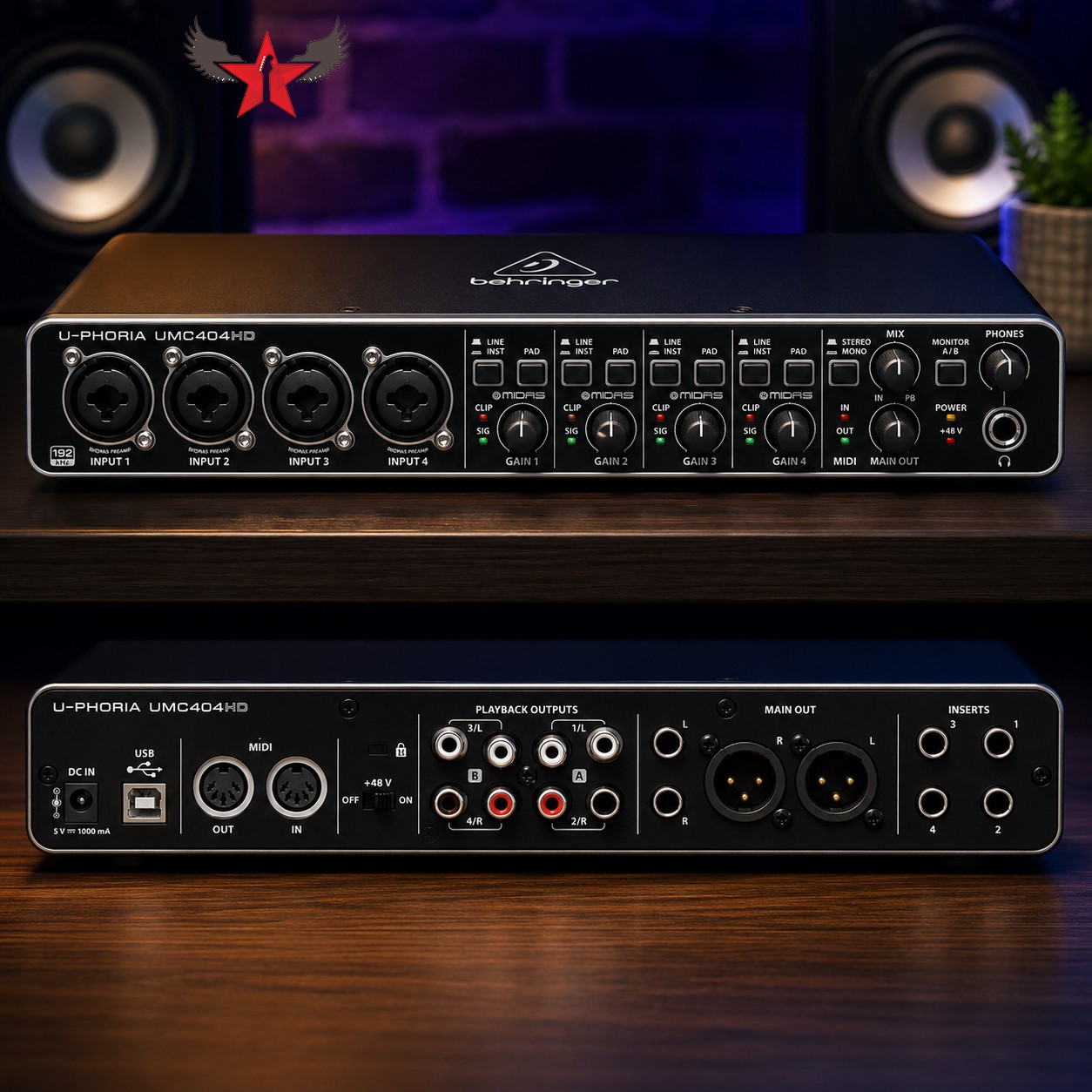  AUDIO INTERFACE BEHRINGER U-PHORIA UMC404HD