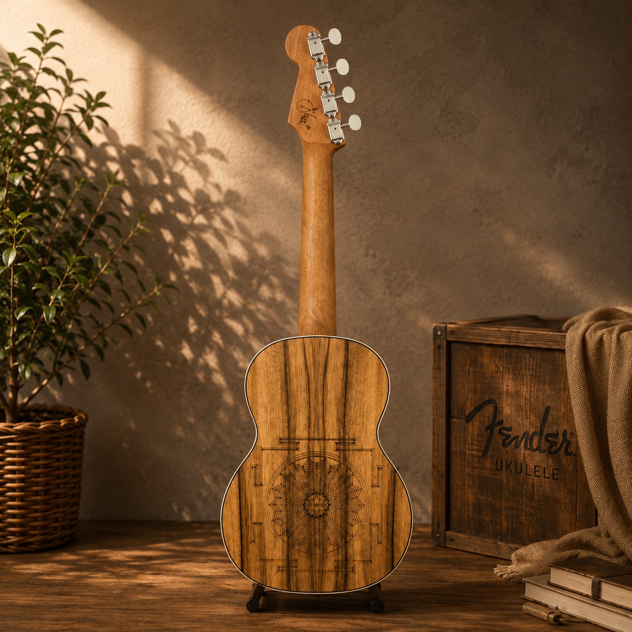  ĐÀN UKULELE TENOR FENDER DHANI HARRISON