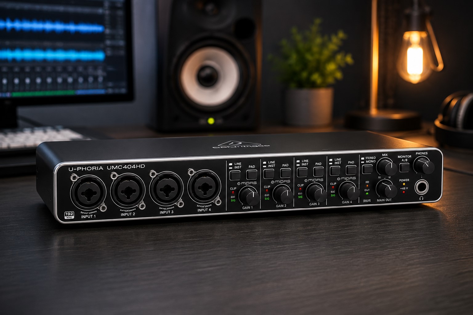  AUDIO INTERFACE BEHRINGER U-PHORIA UMC404HD 