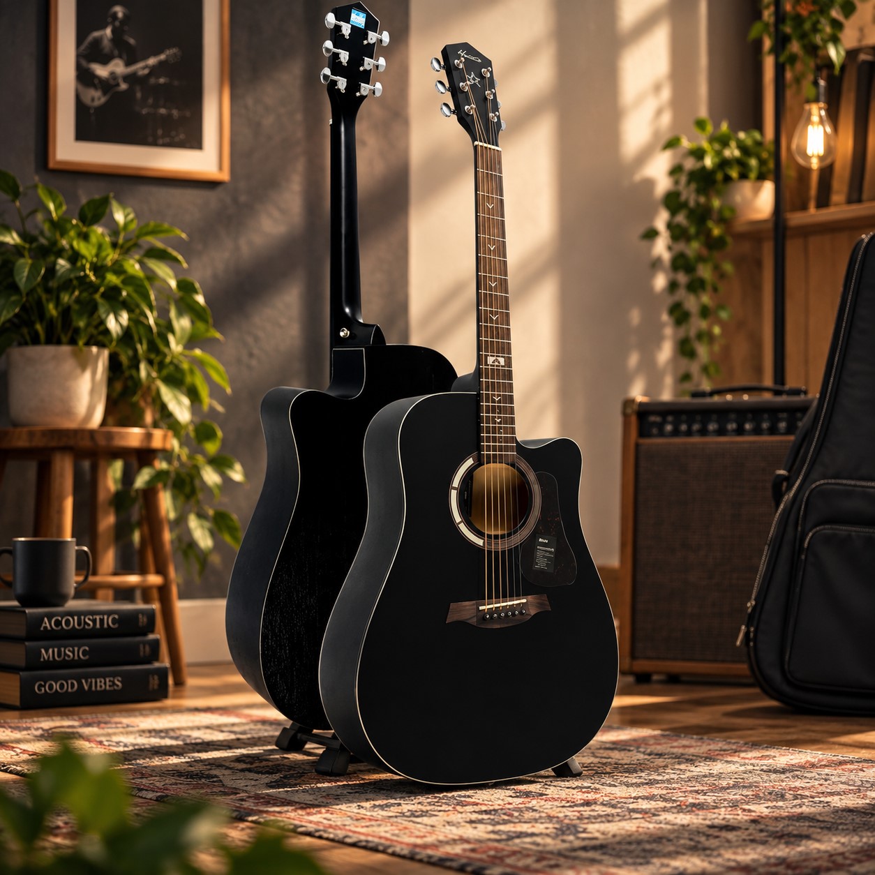 ĐÀN GUITAR ACOUSTIC MANTIC GT1DC